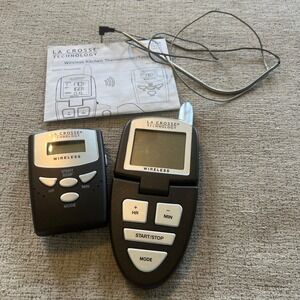 La Crosse Technology Wireless Kitchen Thermometer Timer 922-818 W040TX